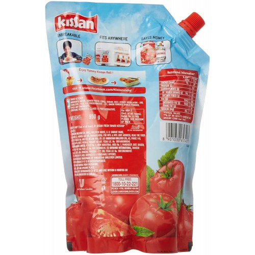 Kissan Fresh Tomato Ketchup, 950 Gram