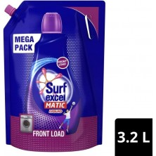 Surf Excel Matic Liquid Detergent Front Load Pouch: 3.2 Litres