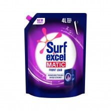 Surf Excel Matic Liquid Detergent Front Load Pouch: 4 L