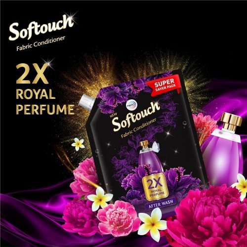 Softouch 2X Royal Perfume Fabric Conditioner 2L 