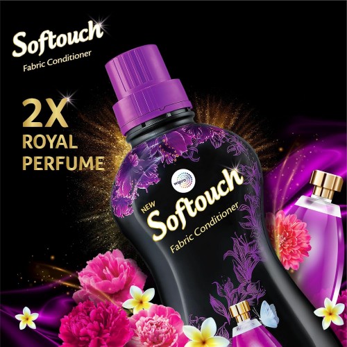 Softouch 2X Royal Perfume 800+210ml Fabric Conditioner