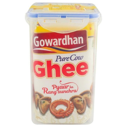 Gowardhan Ghee Festival Pack With Lock & Seal Container Jar 2 * 1 Litre Pouch