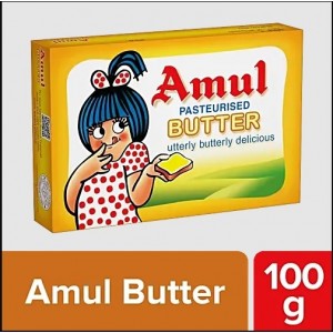 Amul Pasteurised Butter, 100 g Carton