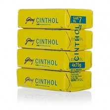 Cinthol Lime Refreshing Deo Soap: 4x75 gms