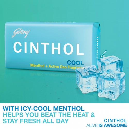 Godrej Cinthol Cool Deo Soap: 4x100 gms