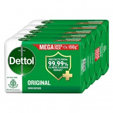 Dettol Original Soap: 5 X 150 gm