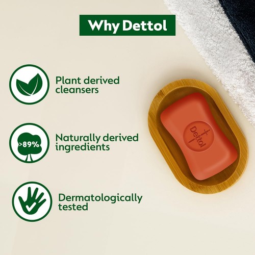 Dettol Original Soap: 5 X 150 gm