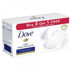 Dove Cream Beauty Bathing Bar: 4x125 gms