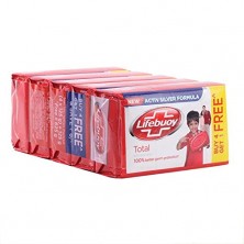 Lifebuoy Soap Germ Guard+: 4x125 gms