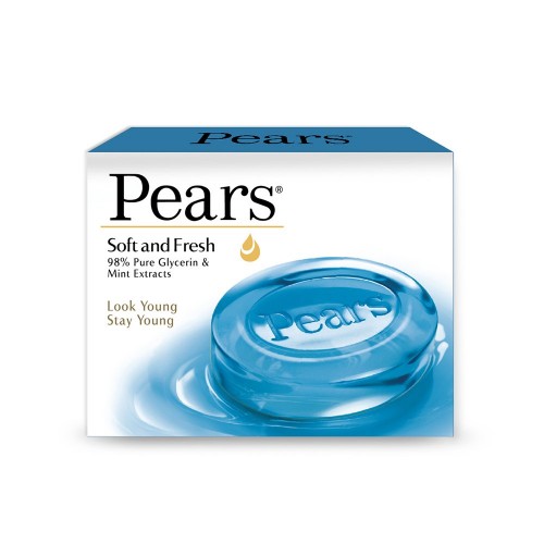 Pears Soft & Fresh Bathing Bar: 3 x 125 gms