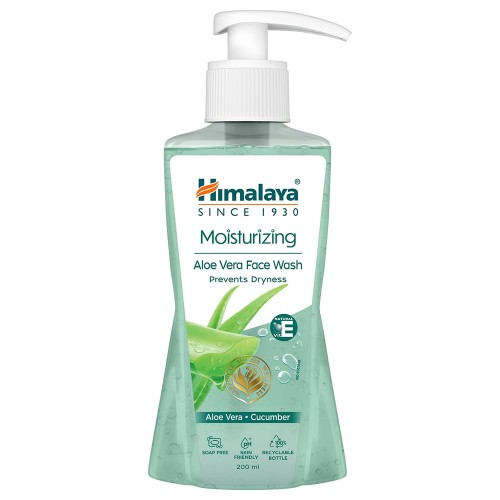 Himalaya Moisturizing Aloe Vera Face Wash, 200ml