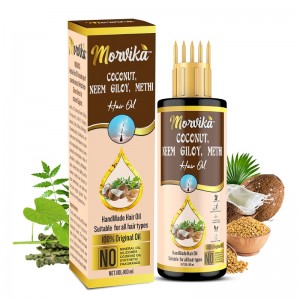 MORVIKA Herbal Coconut Neem Giloy, Methi (Fenugreek) Hair Oil For Men And Women Hair Oil  (100 ml)