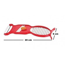 Zelifly Plastic 4 in 1 Peeler, Red