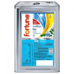 Fortune Cotton Seed Oil: 15 kgs Tin