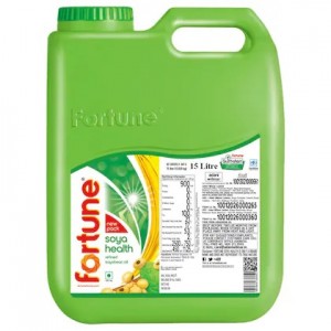 Fortune Refined Soyabean Oil: 15 Litres