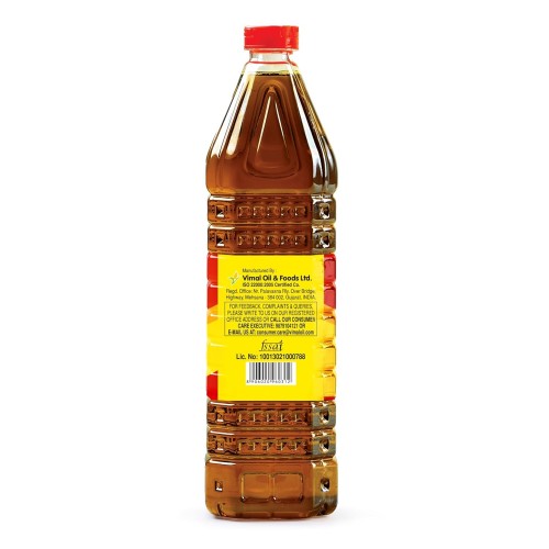 Vimal Mustard Oil: Healthy Oil for Cooking and Vibrant Lifestyle 1 LITER