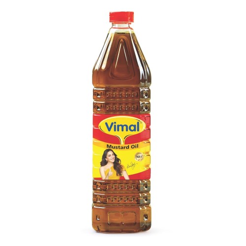 Vimal Mustard Oil: Healthy Oil for Cooking and Vibrant Lifestyle 1 LITER