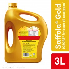 Saffola Gold Multi-Source Edible Oil (3 L): 2.73 kg