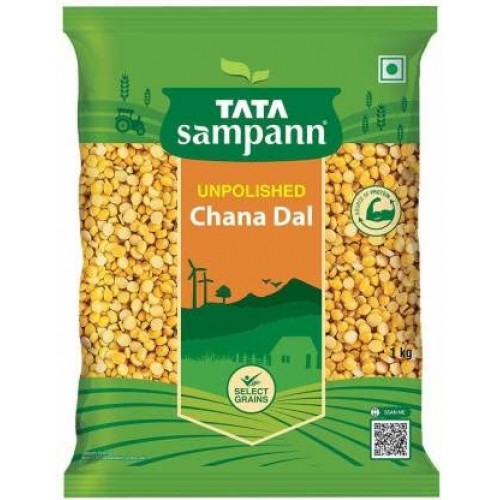 Tata Sampann Unpolished Chana Dal Split, 1Kg