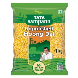 Tata Sampann Unpolished Moong Dal (Split), 1Kg