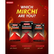 Everest Powder, Kashmirilal Brilliant Red Chilli Powder,100g Carton