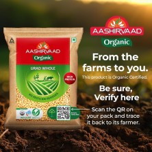 Aashirvaad Organic Urad Dal (Whole), 1kg,