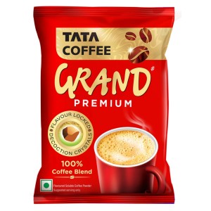 Tata Coffee Grand Premium Instant Coffee, 45g Pouch, 