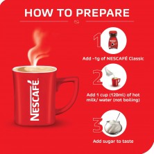 NESCAFE Classic Instant Coffee Powder100% Pure Coffee | 200g Pouch