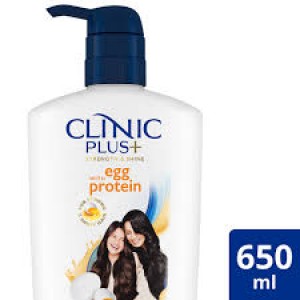 Clinic Plus Strength & Shine Shampoo with Egg Protein, 650 ml